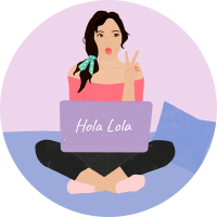 Hola Lola Spanish Logo